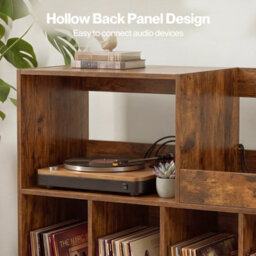 Levede Record Player Stand 300+ Album Storage Turntable Cabinet - thumbnail 7