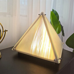 Vrygle Bedroom Led Table Lamp Small Modern Ambient Table Lamp With Stainless Steel Base, 25X30Cm - thumbnail 6