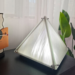 Vrygle Bedroom Led Table Lamp Small Modern Ambient Table Lamp With Stainless Steel Base, 25X30Cm - thumbnail 7