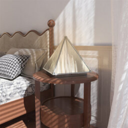 Vrygle Bedroom Led Table Lamp Small Modern Ambient Table Lamp With Stainless Steel Base, 25X30Cm - thumbnail 9