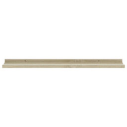 Berkfield Wall Shelves 4 Pcs White And Sonoma Oak 80X9X3 Cm - thumbnail 5