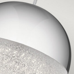 Luminosa Lighting Luminosa Kichler Moonlit Integrated Led Spherical Pendant Ceiling Light Polished Chrome, 3000K - thumbnail 3