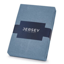 Ameha Jersey Fitted Sheets King Size Extra Deep 30Cm Bed Sheets Anti Allergic Cotton Fitted Washed Blue Bedsheet 150 X 200 Cm - thumbnail 5