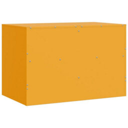 Berkfield Sturdy Tv Cabinet Mustard Yellow 67X39X44 Cm Steel - thumbnail 9