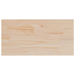 Berkfield Durable Table Top 80X40X2.5 Cm Solid Wood Pine Rectangular - thumbnail 5