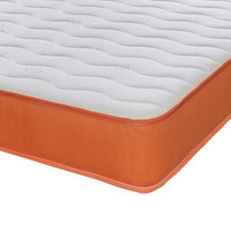 eXtreme Comfort Ltd Cooltouch Colours White Wave Hybrid Memory Foam & Pinna-Coil Innerspring Mattress With Orange Border 2Ft6 Small Single - thumbnail 2