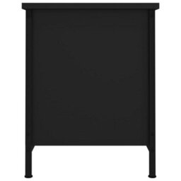 Berkfield Durable Tv Cabinet With Doors Black 60X35X45 Cm Engineered Wood - thumbnail 7
