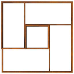 Berkfield Garden Planter Brown 100 X 100 X 50 Cm Weathering Steel - thumbnail 9