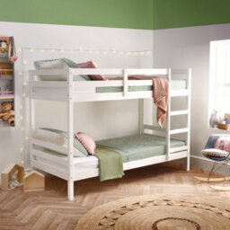 Home Treats Wooden Bunk Bed Single Splittable Twin Sleeper - thumbnail 2