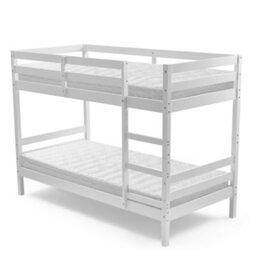 Home Treats Wooden Bunk Bed Single Splittable Twin Sleeper - thumbnail 8
