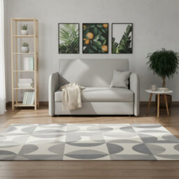 Sofa Viva Loft Ii With Sleeping Function And Storage Chipboard Metal Legs Wooden Frame 127Cm Width Light Grey - thumbnail 2
