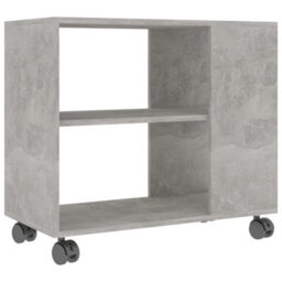 Berkfield Side Table Concrete Grey 70X35X55 Cm Engineered Wood - thumbnail 2