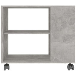 Berkfield Side Table Concrete Grey 70X35X55 Cm Engineered Wood - thumbnail 4