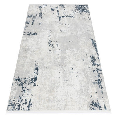 RugsX Modern Carpet Duke 51378 Cream / Blue - Concrete, Stone Structured, Ve  160X220 Cm - image 1