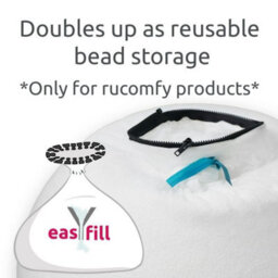 rucomfy Beanbags Rucomfy Beanbag Refill - Lightweight Polystyrene Beans For Top-Up - thumbnail 4