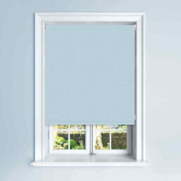 Lister Cartwright Polka Dot Blue Colour Blackout Roller Blinds For Kids Easy Fit Child Safety Included (150 X 140 Cm)