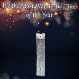 Angel Hair Christmas Decoration X 1 38Cm X 50Cm Silver - thumbnail 3