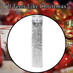 Angel Hair Christmas Decoration X 1 38Cm X 50Cm Silver - thumbnail 7
