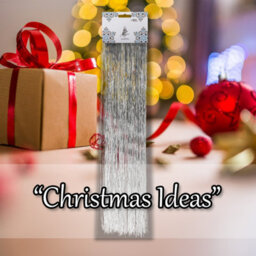 Angel Hair Christmas Decoration X 1 38Cm X 50Cm Silver - thumbnail 5