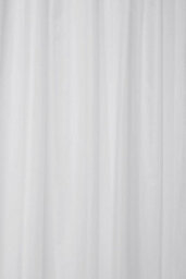 Croydex Hygiene 'n' Clean Plain Textile Shower Curtain - White - thumbnail 1