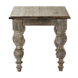 Wyld Haus Montaine Mid Century Brown Wood Square Side Table - thumbnail 3