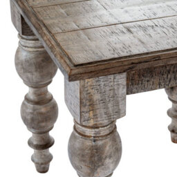 Wyld Haus Montaine Mid Century Brown Wood Square Side Table - thumbnail 4
