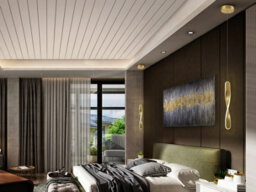 Luminosa Lighting Luminosa Twist Integrated Led Pendant Ceiling Light Brushed Gold 3000K - Uk Stock - thumbnail 2