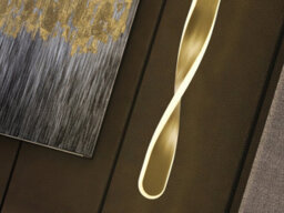 Luminosa Lighting Luminosa Twist Integrated Led Pendant Ceiling Light Brushed Gold 3000K - Uk Stock - thumbnail 3