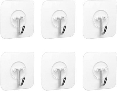 6-Piece Black Metal Wall Hooks, Coat Rack For Clothes, Hats, Bags, And Keys For Bedroom, Bathroom, Kitchen, Living Room, Hallway - image 1