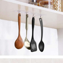 6-Piece Black Metal Wall Hooks, Coat Rack For Clothes, Hats, Bags, And Keys For Bedroom, Bathroom, Kitchen, Living Room, Hallway - thumbnail 3