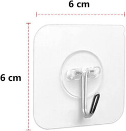 6-Piece Black Metal Wall Hooks, Coat Rack For Clothes, Hats, Bags, And Keys For Bedroom, Bathroom, Kitchen, Living Room, Hallway - thumbnail 2