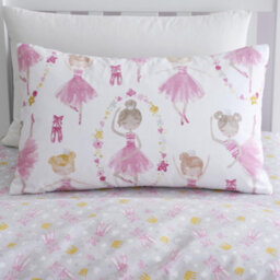 Bedlam Ballet Dancer Kids Pink Duvet Cover Set - thumbnail 2