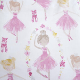 Bedlam Ballet Dancer Kids Pink Duvet Cover Set - thumbnail 4