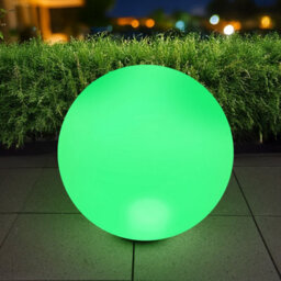 Gwsolar Solar Ball Light 50Cm Rgb Colour Changing Globe, 100Lm Warm White With Remote Control, Ip65 For Garden Lawn Patio Path - thumbnail 5