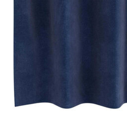 Berkfield Blackout Curtains With Eyelets 2 Pcs Dark Blue Velvet - thumbnail 5