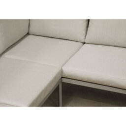 Loops Premium 5 Seater Garden Coffee Table Set Outdoor Aluminium Rope Corner Sofa Grey - thumbnail 6