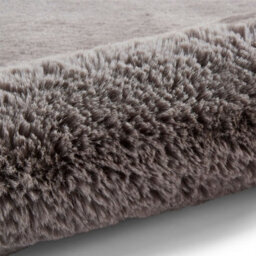 Grey Shaggy Plain Modern Machine Made Polyester Easy To Clean Rug For Living Room And Bedroom-120Cm X 170Cm - thumbnail 3