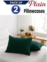 Ameha Pillowcase Pair Emerald Microfiber Pillowcase-Soft Envelope Closure Pillowcase,machine Washable Bedding Pillow Cover 50X75Cm