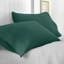 Ameha Pillowcase Pair Emerald Microfiber Pillowcase-Soft Envelope Closure Pillowcase,machine Washable Bedding Pillow Cover 50X75Cm - thumbnail 3