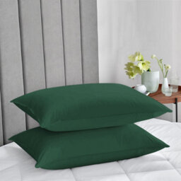 Ameha Pillowcase Pair Emerald Microfiber Pillowcase-Soft Envelope Closure Pillowcase,machine Washable Bedding Pillow Cover 50X75Cm - thumbnail 6
