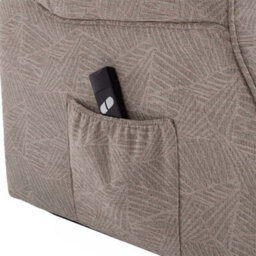 More4Homes Ashfield Electric Fabric Single Motor Riser Rise Recliner Lift Mobility Tilt Chair Mocha - thumbnail 5