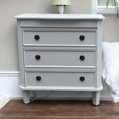 68Cm 3 Drawer Chest Of Drawers - image 1