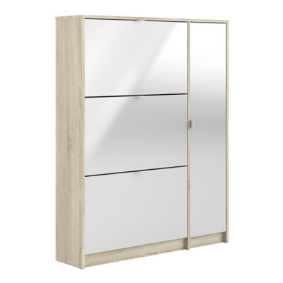 Furniture To Go Shoe Cabinet W. 3 Tilting Doors And 2 Layers +  1 Door - image 1