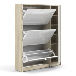 Furniture To Go Shoe Cabinet W. 3 Tilting Doors And 2 Layers +  1 Door - thumbnail 4