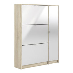 Furniture To Go Shoe Cabinet W. 3 Tilting Doors And 2 Layers +  1 Door - thumbnail 1