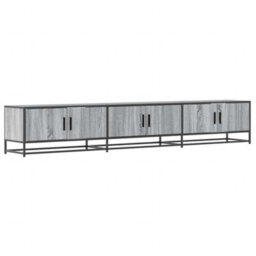 Berkfield Industrial Tv Cabinet Grey Sonoma 240X35X41 Cm Engineered Wood - thumbnail 1