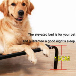 Large Premium Elevated Dog Bed Pet Cat Mesh Camping Cot Indoor Outdoor Waterproof - thumbnail 4