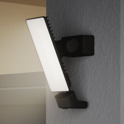 GoodHome Davern Awl1022-Ib Black Mains-Powered Cool White Outdoor Led Pir Floodlight 3000Lm - thumbnail 4