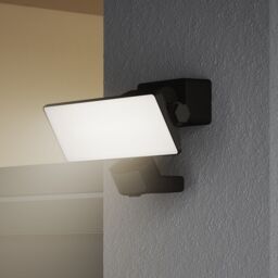 GoodHome Davern Awl1022-Ib Black Mains-Powered Cool White Outdoor Led Pir Floodlight 3000Lm - thumbnail 3