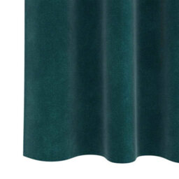 Berkfield Blackout Curtains With Top Tape 2 Pcs Dark Green Velvet - thumbnail 5